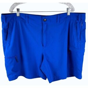 Magellan PRO Jacob Wheeler 2XL Fishing Shorts Mens Blue 7" Hybrid Angler Ripstop